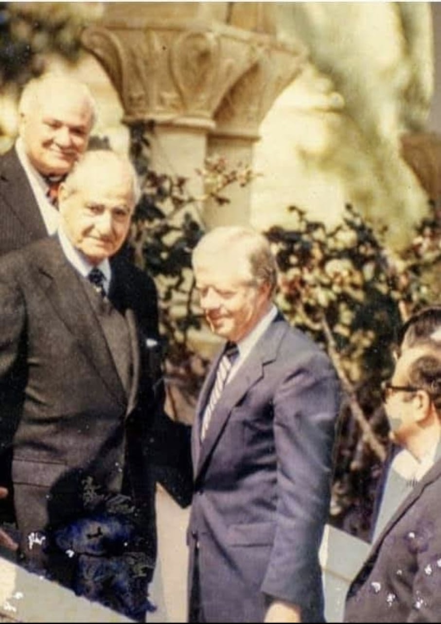 زيارة الرئيس الأمريكي لمنزل الحاج رشاد الشوا